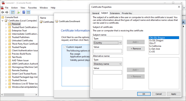 How To Generate A Csr For Code Signing Certificates Via Mmc